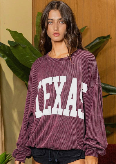 Texas Graphic Sweatshirt - Multiple Colors