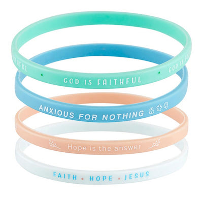 Silicone Bracelet - God Is Faithful