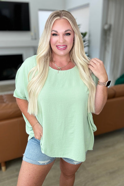 Feels Like Me Dolman Sleeve Top in Sage