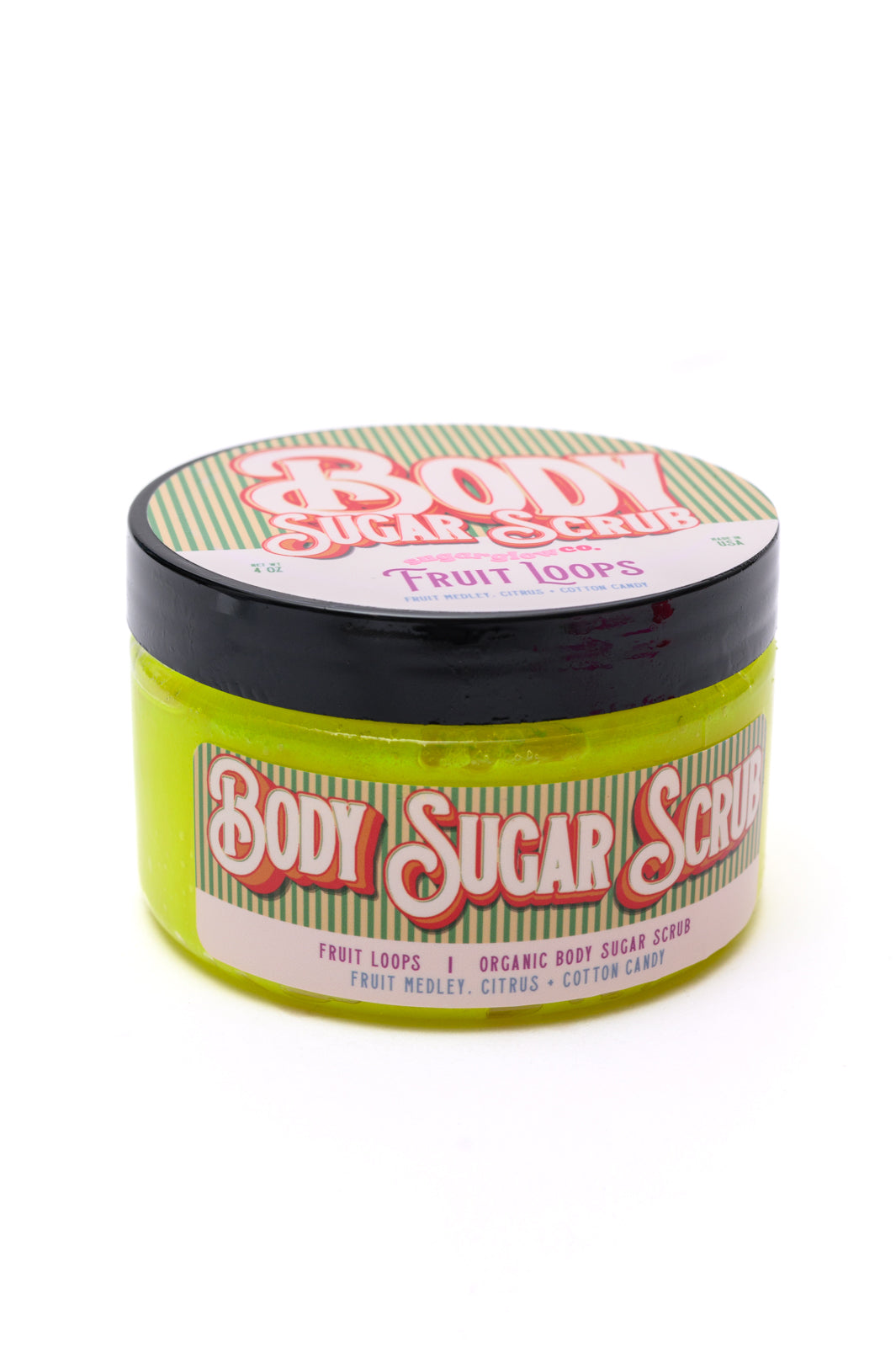 SugarGlowCo. Body Scrub Fruit Loops *Almost Perfect