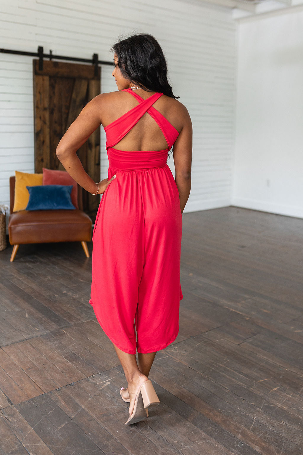 Good Idea Jumpsuit in Red