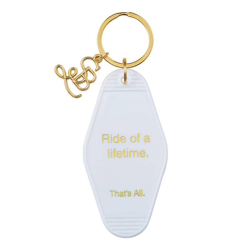 Ride Of A Lifetime Key Tag